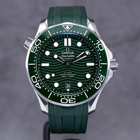 omega green strap watch|omega swatch with rubber strap.